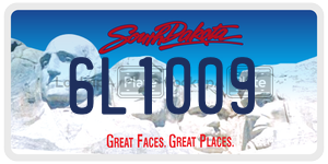 6L1009  license plate in SD