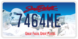 7464ME  license plate in SD