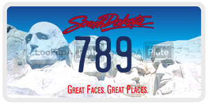 789  license plate in SD