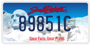 89851C  license plate in SD
