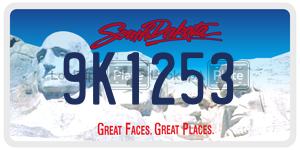 9K1253  license plate in SD