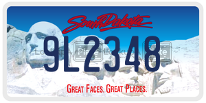 9L2348  license plate in SD