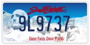 9L9737  license plate in SD