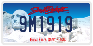 9M1919  license plate in SD
