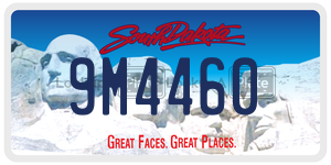 9M4460  license plate in SD