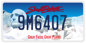 9M6407  license plate in SD
