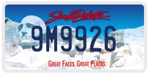 9M9926  license plate in SD