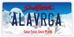 ALAVRGA  license plate in SD