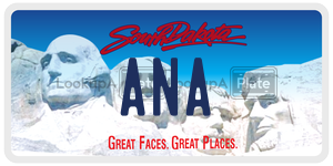 ANA  license plate in SD