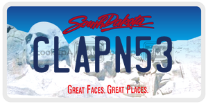 CLAPN53  license plate in SD