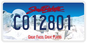 CO12801  license plate in SD