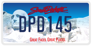 DPD145  license plate in SD