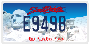 E9498  license plate in SD