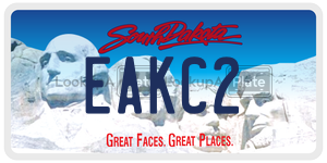 EAKC2  license plate in SD