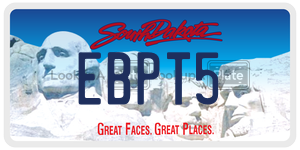 EBPT5  license plate in SD