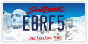 EBRF5  license plate in SD
