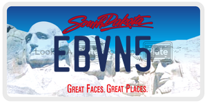 EBVN5  license plate in SD