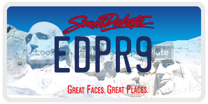 EDPR9  license plate in SD
