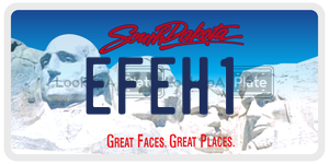 EFEH1  license plate in SD