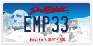 EMP33  license plate in SD