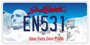 EN531  license plate in SD