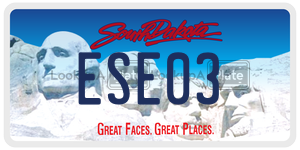 ESE03  license plate in SD