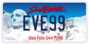 EVE99  license plate in SD