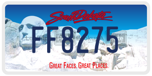 FF8275  license plate in SD