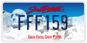 FFF159  license plate in SD