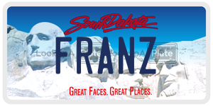FRANZ  license plate in SD