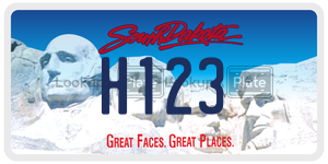 H123  license plate in SD