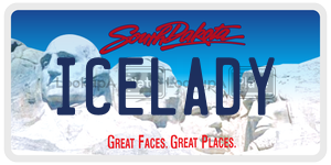 ICELADY  license plate in SD