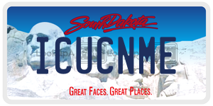 ICUCNME  license plate in SD