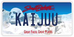 KAIJUU  license plate in SD