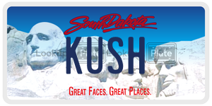 KUSH  license plate in SD