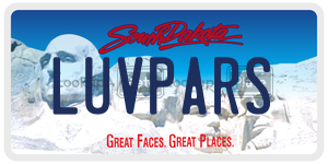 LUVPARS  license plate in SD
