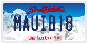 MAUIB18  license plate in SD