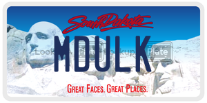 MDULK  license plate in SD
