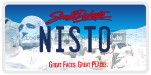 NISTO  license plate in SD