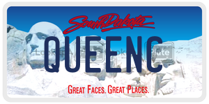QUEENC  license plate in SD