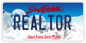 REALTOR license plate in South Dakota