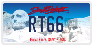 RT66  license plate in SD
