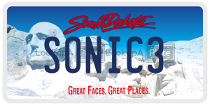 SONIC3  license plate in SD