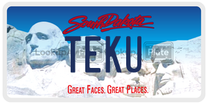 TEKU  license plate in SD