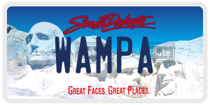 WAMPA  license plate in SD