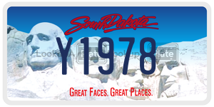 Y1978  license plate in SD