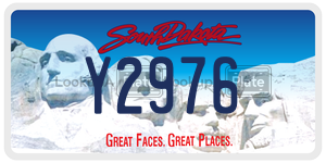 Y2976  license plate in SD