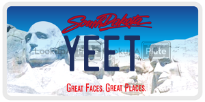 YEET  license plate in SD