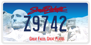 Z9742  license plate in SD