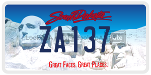 ZA137  license plate in SD
